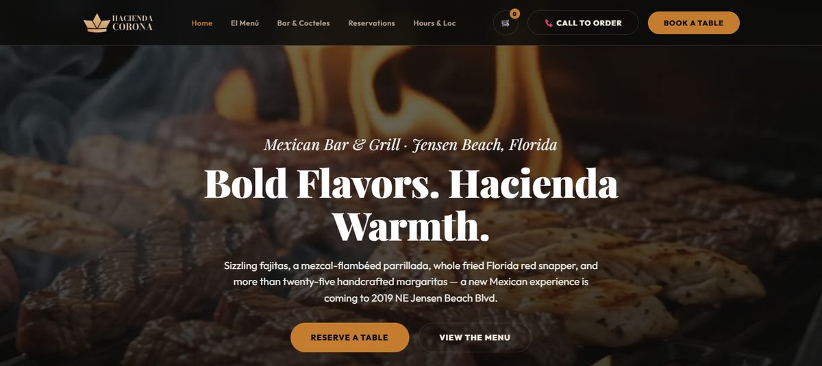 Hacienda Corona restaurant site