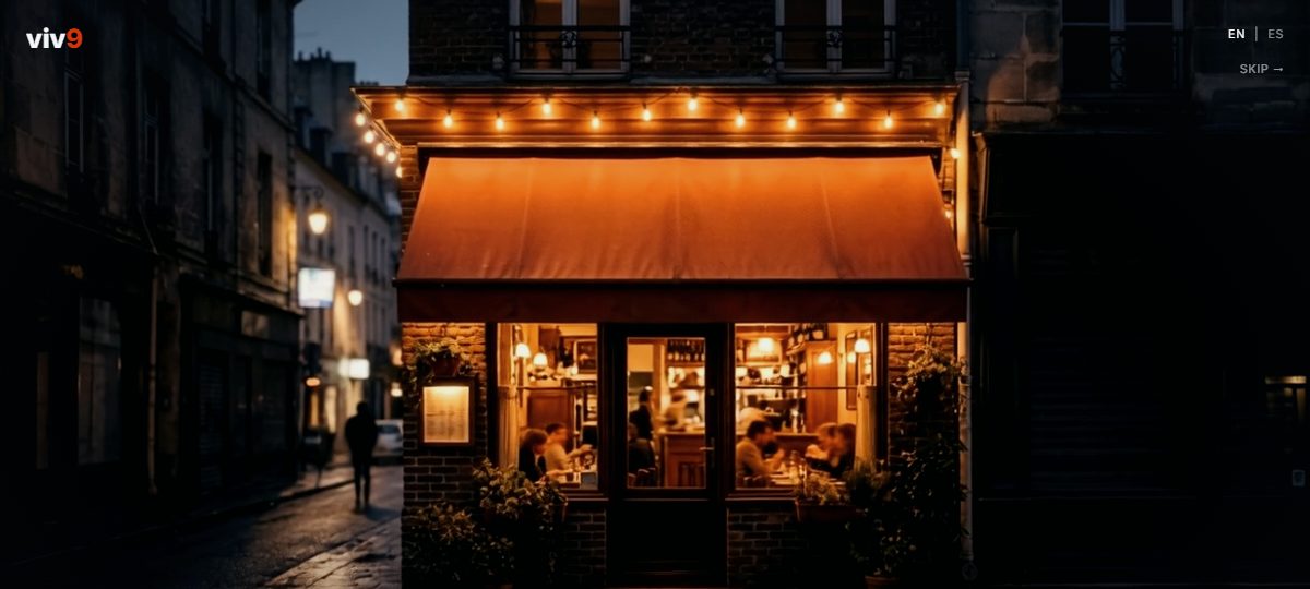 viv9 website: restaurant point-of-sale that keeps running offline
